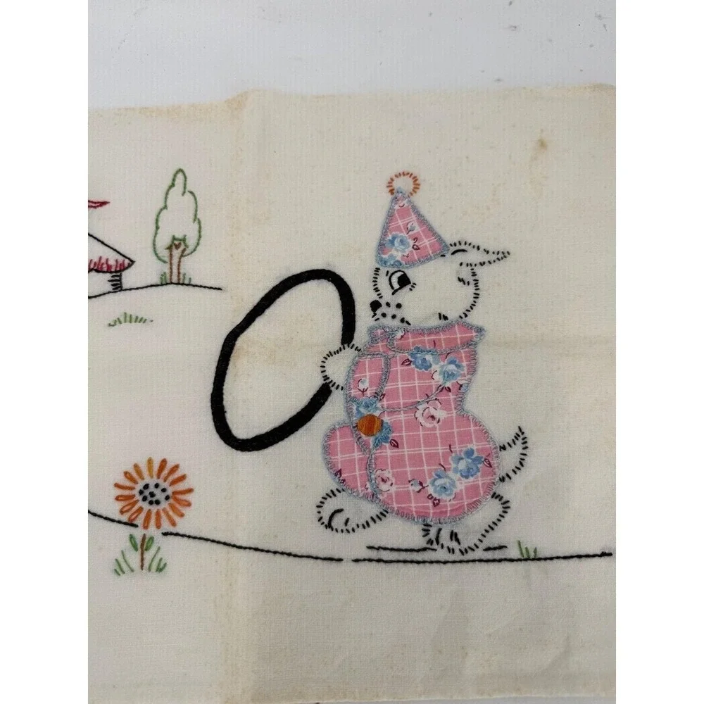 Vintage Handmade Pillowcase-approximately 11